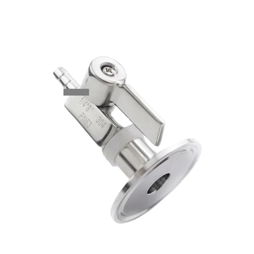 RRBXXUYN Ball Valve 304 Stainless Steel Handle 12mm Ferrule 25.4mm Pipe Fitting 1.5inch Tri clamp 2 Way Ball Valve von RRBXXUYN