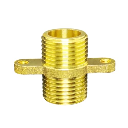 RRBXXUYN Brass Pipe Nipple Fitting with Fixing Bracket Quick Coupler Adapter 1" BSP Male to Male RRBXXUYN Brass Pipe Nipple Fitting with Fixing Bracket Quick Coupler Adapter 1" BSP Male to Male von RRBXXUYN