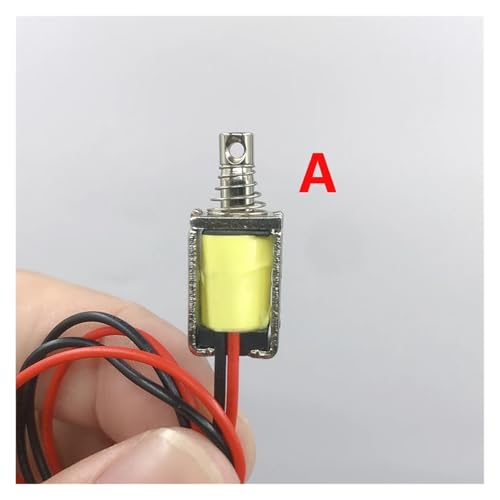 RRBXXUYN DC 5V~6V DC Solenoid Electromagnet Self-Holding Suction Type Frame Type Square Magnet for Household B von RRBXXUYN