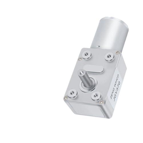 RRBXXUYN JGY370 Worm Gear Reduction DC Single Short Output Shaft 6mmD Axis with Self-Locking Without Bracket 18RPM_6V von RRBXXUYN