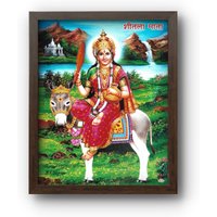 Sheetla Maa - Bilderrahmen Mit Fotodruck Gebetsraum/Mandir Tempel Mattes Laminat Sheetla Maa - Bilderrahmen Mit Fotodruck Gebetsraum/Mandir Tempel Mattes Laminat von RRCraftsIndia
