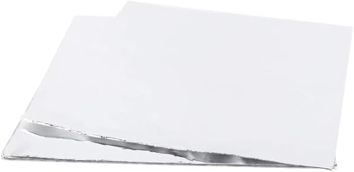 RRMMAN Burrito & Burger isolierte Folienverpackungen & Huhn Kebab Naan Wrap Lebensmittelverpackungsblätter fettdichtes Papier Lebensmittelzubereitung und Folie Catering Aluminiumdose (30 x 30) von RRMMAN