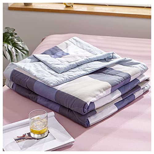 RRNAR Sommer Bettdecke aus Gewaschene Baumwolle, Dünne Steppdecke für Einzelbett, Wendedesign Sommerbettdecken ohne bezug nutzbar, Leichte & Weiche Sommerdecke,A,150x200cm RRNAR Sommer Bettdecke aus Gewaschene Baumwolle, Dünne Steppdecke für Einzelbett, Wendedesign Sommerbettdecken ohne bezug nutzbar, Leichte & Weiche Sommerdecke,A,150x200cm von RRNAR