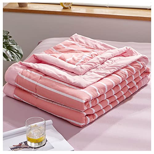 RRNAR Sommer Bettdecke aus Gewaschene Baumwolle, Dünne Steppdecke für Einzelbett, Wendedesign Sommerbettdecken ohne bezug nutzbar, Leichte & Weiche Sommerdecke,F,200x230cm RRNAR Sommer Bettdecke aus Gewaschene Baumwolle, Dünne Steppdecke für Einzelbett, Wendedesign Sommerbettdecken ohne bezug nutzbar, Leichte & Weiche Sommerdecke,F,200x230cm von RRNAR