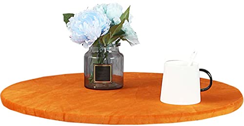 RRNAR Stretch Stehtischhussen, Silberfuchs Samt Spandex Elastische Cocktail Tischdecken, Schutzfolie mit Gummizug Tischtuch für Küche Hotel Outdoor,A,60cm von RRNAR