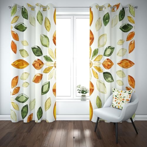RRUxiia Dahlie Blumen Anlage Blackout Vorhang 166x75cm 2er Set Blumenmuster Pflanzendrucke Verdunklungsvorhänge mit Ösen Vorhänge Blickdicht für Wohnzimmer Kinderzimmer Schlafzimmer RRUxiia Dahlie Blumen Anlage Blackout Vorhang 166x75cm 2er Set Blumenmuster Pflanzendrucke Verdunklungsvorhänge mit Ösen Vorhänge Blickdicht für Wohnzimmer Kinderzimmer Schlafzimmer von RRUxiia