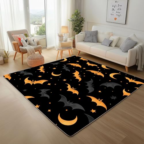 RRUxiia Fußmatte Outdoor 50x80cm Furcht Schläger Kleiner Teppich rutschfest Halloween Pentagramm Mond Teppich Waschbarer Weich Anti Rutsch Für Badezimmer Innen Und Außentüren Eingang RRUxiia Fußmatte Outdoor 50x80cm Furcht Schläger Kleiner Teppich rutschfest Halloween Pentagramm Mond Teppich Waschbarer Weich Anti Rutsch Für Badezimmer Innen Und Außentüren Eingang von RRUxiia