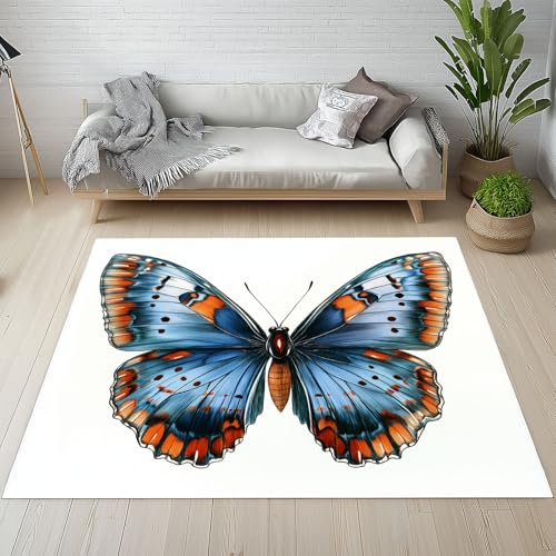 RRUxiia Fußmatte Outdoor 50x80cm Schmetterling Insekten Kleiner Teppich Modern Ästhetik Outdoor Teppich Waschbarer rutschfest Weich Anti Rutsch Matte Für Badezimmer Innen Und Außentüren RRUxiia Fußmatte Outdoor 50x80cm Schmetterling Insekten Kleiner Teppich Modern Ästhetik Outdoor Teppich Waschbarer rutschfest Weich Anti Rutsch Matte Für Badezimmer Innen Und Außentüren von RRUxiia