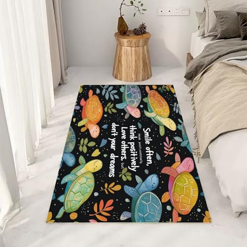 RRUxiia Rugs for Living Room Niedlich Meeresschildkröten Teppich Kurzflor 240x300cm Meerestiere Koralle Anlage Teppich Waschbarer rutschfest Bettvorleger Weich Schlafzimmer Kinderzimmer RRUxiia Rugs for Living Room Niedlich Meeresschildkröten Teppich Kurzflor 240x300cm Meerestiere Koralle Anlage Teppich Waschbarer rutschfest Bettvorleger Weich Schlafzimmer Kinderzimmer von RRUxiia