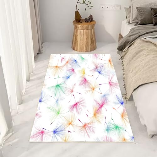 RRUxiia Teppich Schlafzimmer Waschbarer 80x150cm Farbe Löwenzahn Anlage Teppich Wohnzimmer rutschfest Karikatur Pflanzendrucke Rugs for Living Room Bettvorleger Weich Kinderzimmer RRUxiia Teppich Schlafzimmer Waschbarer 80x150cm Farbe Löwenzahn Anlage Teppich Wohnzimmer rutschfest Karikatur Pflanzendrucke Rugs for Living Room Bettvorleger Weich Kinderzimmer von RRUxiia