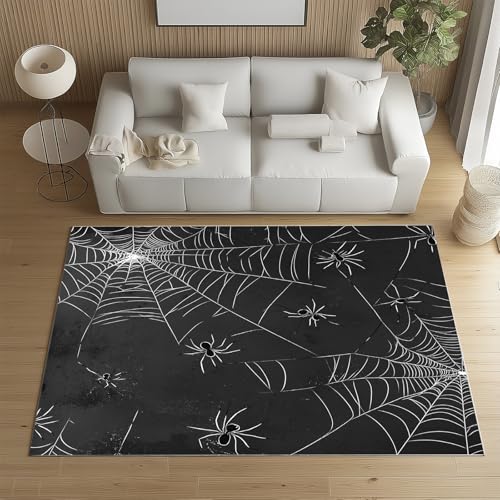 RRUxiia Teppich Wohnzimmer 200x290cm Furcht Spinne Insekten Schlafzimmer Teppich Weich Halloween Spinnennetz Carpet Waschbarer Bettvorleger rutschfest Esszimmer RRUxiia Teppich Wohnzimmer 200x290cm Furcht Spinne Insekten Schlafzimmer Teppich Weich Halloween Spinnennetz Carpet Waschbarer Bettvorleger rutschfest Esszimmer von RRUxiia