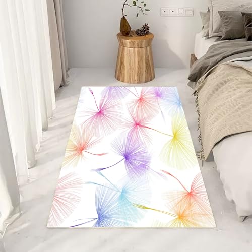 RRUxiia Teppich groß Weich Farbe Löwenzahn Anlage Teppich Wohnzimmer 180x270cm Waschbarer Karikatur Pflanzendrucke Carpet Bettvorleger rutschfest Schlafzimmer Kinderzimmer RRUxiia Teppich groß Weich Farbe Löwenzahn Anlage Teppich Wohnzimmer 180x270cm Waschbarer Karikatur Pflanzendrucke Carpet Bettvorleger rutschfest Schlafzimmer Kinderzimmer von RRUxiia