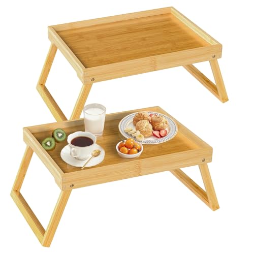 Betttablett mit klappbarem Bein, Bambus-Tablett zum Essen, Frühstücksbett-Tablett für Küche, Servieren, Essens-Tablett, Sofa, Snacks, Laptop-Schreibtisch, Abendessen im Bett 2 Packung Schwarz(Beige) Betttablett mit klappbarem Bein, Bambus-Tablett zum Essen, Frühstücksbett-Tablett für Küche, Servieren, Essens-Tablett, Sofa, Snacks, Laptop-Schreibtisch, Abendessen im Bett 2 Packung Schwarz(Beige) von RRX