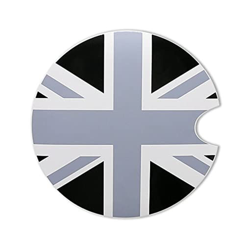 Vinyl-Aufkleber Aufkleber für Mini Cooper F55 Hardtop F56 Schrägheck 2014+ (Fülldeckel Tankdeckel, Union Jack UK B) von RRX