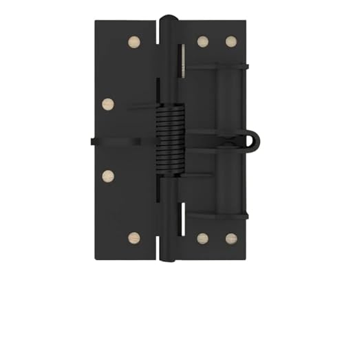 Federscharnier 4-Zoll-Positionierungsscharnierfeder Automatisches Türschließscharnier Holztürscharnier Küche Multifunktions-Abnehmbare Federscharniere(Black) von RRYPBOVG