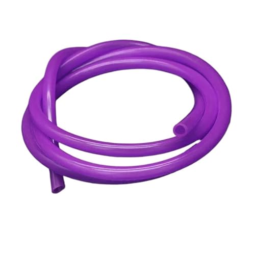Gummischlauch 1/3/5/10M Silikonschlauch Gummischlauch Lila Flexible Aquarium Luftbewässerungsrohre Wasseranschluss Gartenschläuche(5 Meters,ID 8mm x OD 10mm) von RRYPBOVG