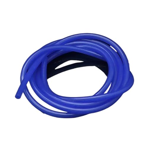 Gummischlauch 1 Meter ID 2 3 4 5 6 7 8 9 10 mm Silikonschlauch Flexibler Gummischlauch Softdrinkrohr Wasseranschluss(Deep Blue,ID 4mm OD 6mm) von RRYPBOVG