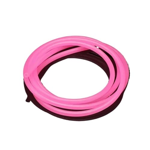 Gummischlauch 1 Meter ID 2 3 4 5 6 7 8 9 10 mm Silikonschlauch Flexibler Gummischlauch Softdrinkrohr Wasseranschluss(Pink,ID 4mm OD 6mm) von RRYPBOVG