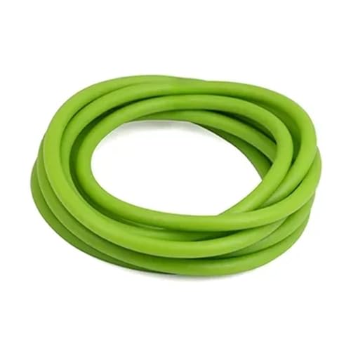 Gummischlauch Latex-Gummischläuche, Farbe IDxOD, 1,6–10 mm, hochelastisches Schlauch-Elastikband(Green,1 METER_ID 9MM X OD 12MM) von RRYPBOVG