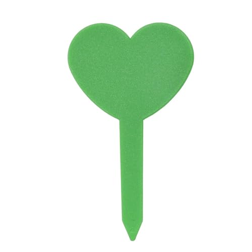 Pflanzenschilder 100 stücke Garten Wasserdichte Kunststoff Pflanzenmarkierungen Etiketten T-typ Zeichen Tags Wiederverwendbare for Blume Gemüse Topf Bonsai Stake(4.75x8.3CM-Green) von RRYPBOVG