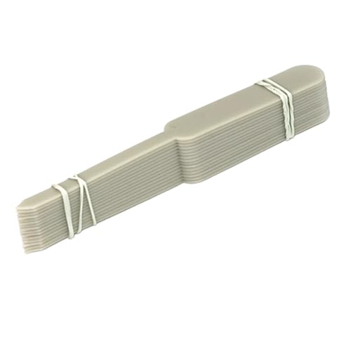Pflanzenschilder 100 stücke Pflanzenetiketten Garten Verdickt Topf Marker Kindergarten Blume Kräuter Tags Kunststoff Wasserdicht Blume Gemüse Topf(Grey) von RRYPBOVG
