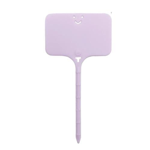 Pflanzenschilder 200 STÜCKE Gartenpflanzenetiketten Marker Bunte Klassifizierung Sortierung Bonsai Zeichen Tag Ticket Kunststoff Schreibplatte Bord Karte(Light Purple1) von RRYPBOVG