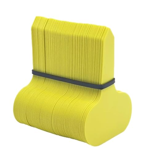 Pflanzenschilder 200 STÜCKE Gartenpflanzenetiketten Marker Bunte Klassifizierung Sortierung Bonsai Zeichen Tag Ticket Kunststoff Schreibplatte Bord Karte(Yellow) von RRYPBOVG