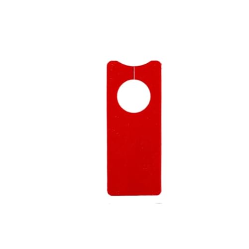 Pflanzenschilder 200 stücke Garten Pflanzen Tag Baum Mit Loch Marker Zeichen Kunststoff Wasserdicht Hängen Label Stakes for Blume Kindergarten(Red) von RRYPBOVG