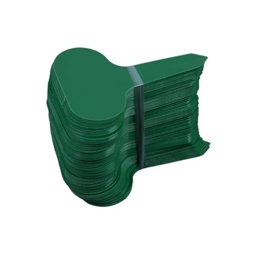 Pflanzenschilder 200 stücke Identifizierung Matt Zeichen Blume Baum Tag Mark Topfpflanze Kindergarten Zeichen Schnelle Karte Kunststoff T-typ Label(Green) von RRYPBOVG