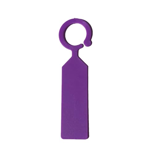 Pflanzenschilder 500 stücke Garten Pflanzen Tag Ring Haken Baum Marker Zeichen Kunststoff Wasserdicht Re-Verwendbare Hängen Label Stake(PURPLE) von RRYPBOVG
