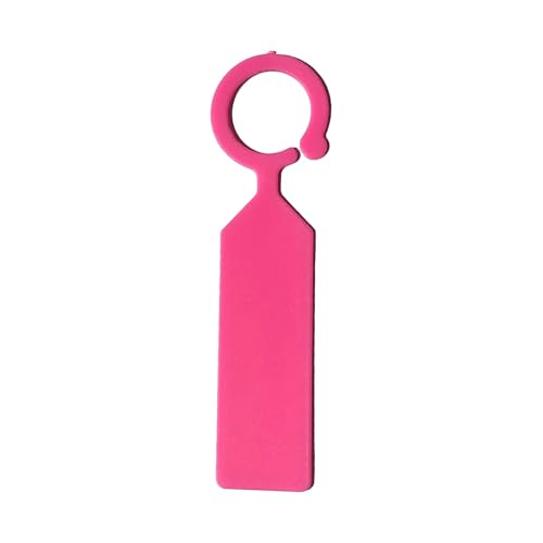 Pflanzenschilder 500 stücke Garten Pflanzen Tag Ring Haken Baum Marker Zeichen Kunststoff Wasserdicht Re-Verwendbare Hängen Label Stake(Pink) von RRYPBOVG