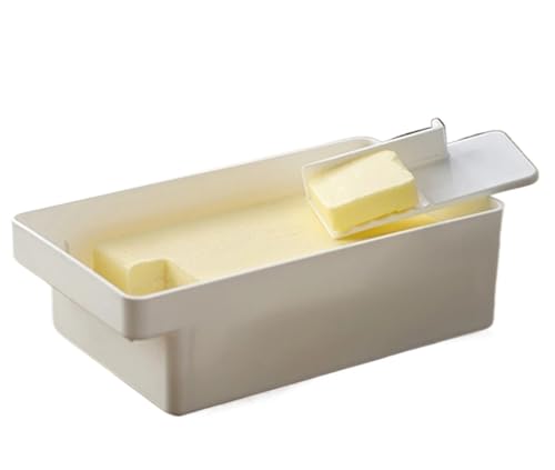 RRYPBOVG Butterdose Mit Deckel 1 STÜCK 430 ML Butterdose mit Deckel Butter Frischhaltebox mit Cutter Slicer Arbeitsplatte Butterbox for Kühlschrank Lagerung zu Hause RRYPBOVG Butterdose Mit Deckel 1 STÜCK 430 ML Butterdose mit Deckel Butter Frischhaltebox mit Cutter Slicer Arbeitsplatte Butterbox for Kühlschrank Lagerung zu Hause von RRYPBOVG