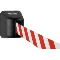 RS-GUIDESYSTEMS® Wandgurt, Auszugslänge 8 m, rot / weiß diagonal gestreift von RS-GUIDESYSTEMS®