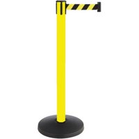 RS-GUIDESYSTEMS Absperrpfosten Metall, gelb, Gurtlänge: 4m Gurt: schwarz-gelb, diagonal RS-GUIDESYSTEMS Absperrpfosten Metall, gelb, Gurtlänge: 4m Gurt: schwarz-gelb, diagonal von RS-GUIDESYSTEMS