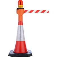 RS-GUIDESYSTEMS Leitkegelaufsatz orange, Gurtlänge: 9m Gurt: schwarz-gelb, diagonal gestreift RS-GUIDESYSTEMS Leitkegelaufsatz orange, Gurtlänge: 9m Gurt: schwarz-gelb, diagonal gestreift von RS-GUIDESYSTEMS