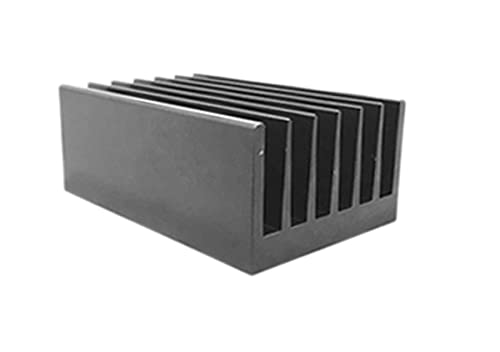 ABL Components 100 Kühlkörper für Universelle rechteckige Alu 0.4°C/W, 200mm x 66mm x 40mm, Leiterplattenmontage von RS PRO