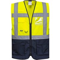 Portwest Warnweste mit vielen Taschen Gelb XS von RS PRO