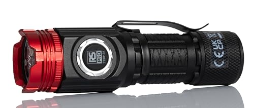 RS PRO Akku Taschenlampe LED Schwarz, Rot, 1500 lm, 105 mm von RS PRO