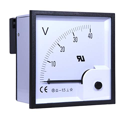 RS PRO Analoges Voltmeter DC / ±1,5%, 92mm, 92mm, 45mm von RS PRO