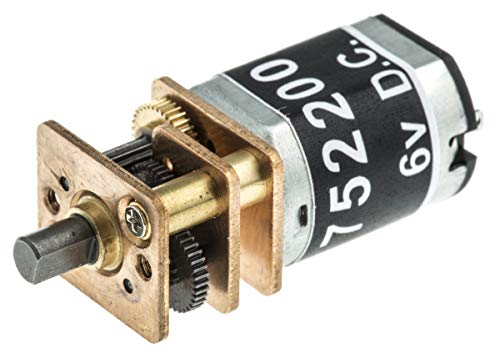 RS PRO Bürsten-Getriebemotor bis 202 g., 6 V dc / 0,46 W, Wellen-Ø 3mm, 12mm x 24.25mm von RS PRO