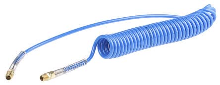 RS PRO CPC Polyurethan Spiralschlauch Blau mit BSPT 3/8 Anschluss, Innen-Ø 8mm x 2m, 10bar RS PRO CPC Polyurethan Spiralschlauch Blau mit BSPT 3/8 Anschluss, Innen-Ø 8mm x 2m, 10bar von RS PRO
