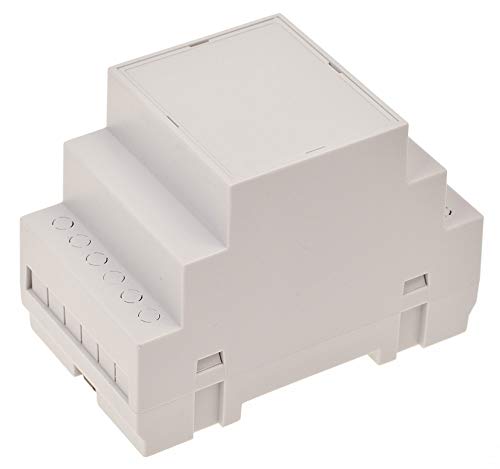 RS PRO DIN-Schienengehäuse, 52.5 x 90.0 x 65.0mm, Geh.Mat. ABS, Hellgrau, Modulares Gehäuse von RS PRO