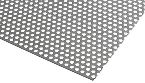 RS PRO Edelstahlblech Perforiert, 500mm x 500mm x 0.55mm, Packung a 2 Stück von RS PRO