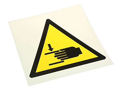RS PRO Gefahren-Warnschild, Kunststoff 'Quetschungen der Hände', 200 mm x 200mm von RS PRO