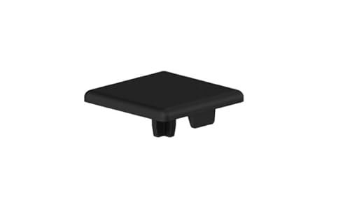RS PRO Kunststoff Endkappe Schwarz, passend für 30 x 30mm Kabelkanäle, Packung a 10 Stück von RS PRO
