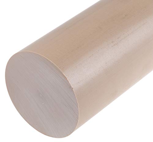 RS PRO PEEK-Rundstab, PEEK Beige 1.32g/cm³, Ø 80mm x 300mm von RS PRO