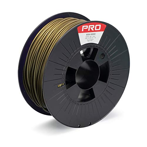 RS PRO PLA 3D-Drucker Filament zur Verwendung mit Gängige Desktop-3D-Drucker, Gold, 2.85mm, FDM, 1kg von RS PRO