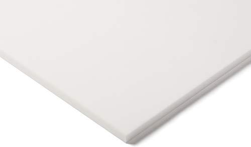 RS PRO PTFE Kunststoffplatte, Weiß, 13mm x 300mm x 600mm / 2.18 → 2.21g/cm³ bis +260°C, Voll von RS PRO