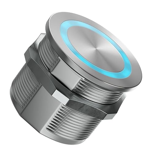 RS PRO Piezo-Schalter Natur 1A SPST Flexibles Kabel Beleuchtet IP69 Schließer-Taster von RS PRO