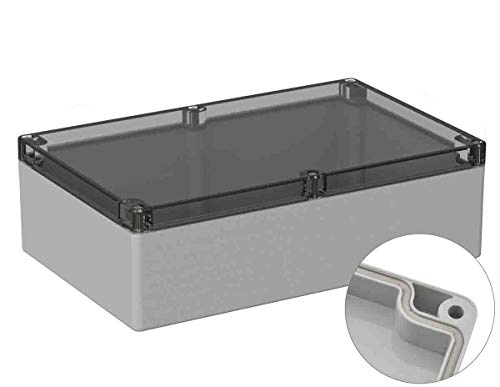 RS PRO Polycarbonat Universal-Gehäuse Grau Außenmaß 230 x 300 x 85mm IP66 von RS PRO